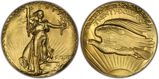 アンティークコイン アメリカ 20ドル金貨セントゴーデンズ 1925 NGC