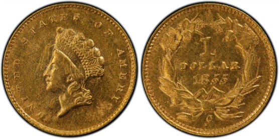 アンティークコイン アメリカ ゴールドダラー1ドル金貨 1849 G＄1 PCGS