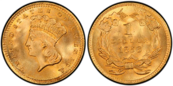 アンティークコイン アメリカ ゴールドダラー1ドル金貨 1889 G＄1 PCGS