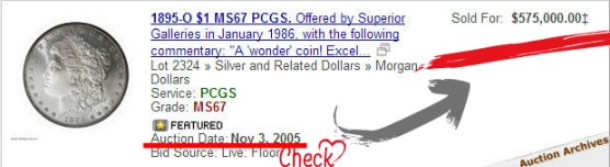 アンティークコイン アメリカ 1ドル モルガン銀貨1882-S ＄1 PCGS
