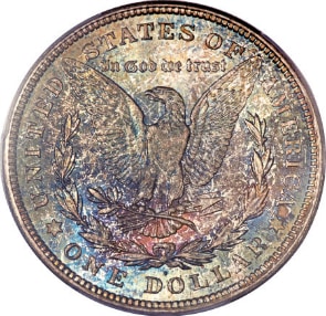 アンティークコイン アメリカ 1ドル モルガン銀貨1921-D ＄1 PCGS MS67