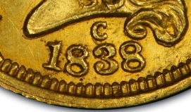 アンティークコイン アメリカ 2.5ドル金貨 1906 ＄2 1/2 PCGS MS61