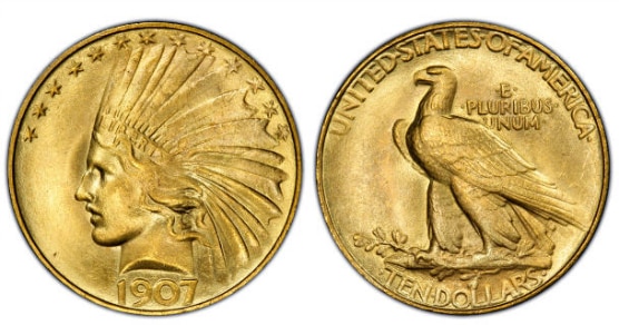 アメリカ 10ドル金貨インディアンヘッド1926 ＄10 PCGS MS64-1236