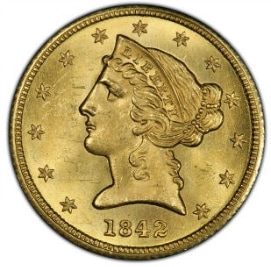 アンティークコイン アメリカ 5ドル金貨リバティヘッド 1903 