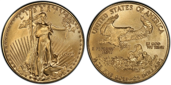 アメリカ 25ドルイーグル金貨2002-W Gold Eagle ＄25 PCGS Proof 70 