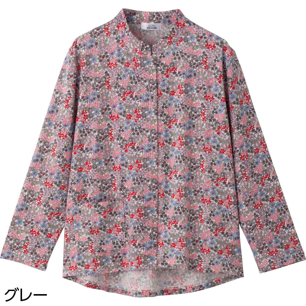 スナップ釦前開きTシャツ M~L LL レディース 婦人 用 | 女性用衣類,T