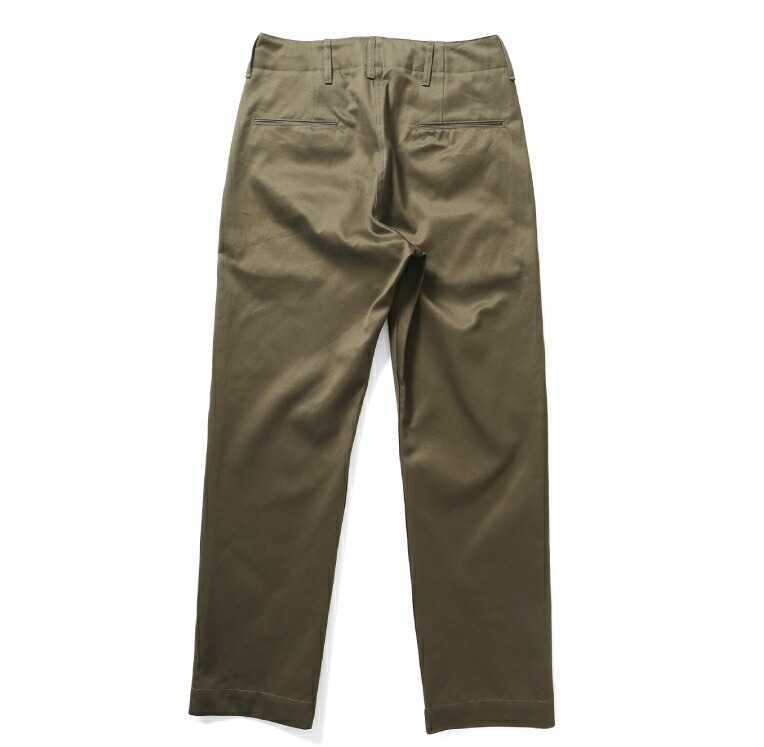 HOUSTON / ヒューストン 10052 MILITARY CHINO PANTS -STANDARD type