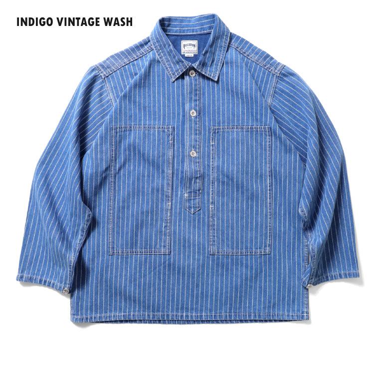 HOUSTON / ヒューストン 40807 WABASH PULLOVER SHIRT