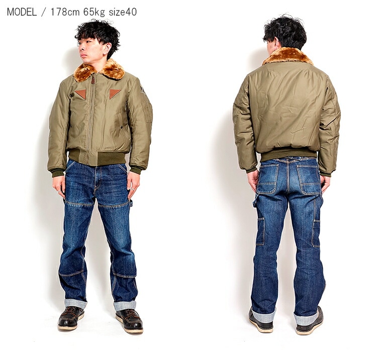 HOUSTON / ヒューストン 5503 B-15A FLIGHT JACKET/B-15Aフライト