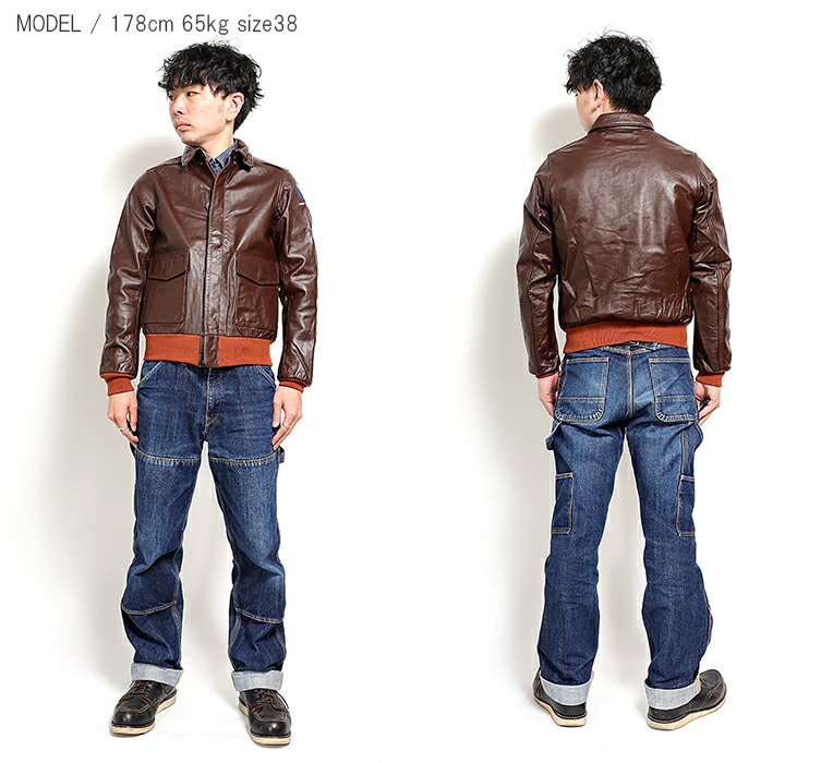 HOUSTON / ヒューストン 8173 A-2 LEATHER JACKET / A-2レザー