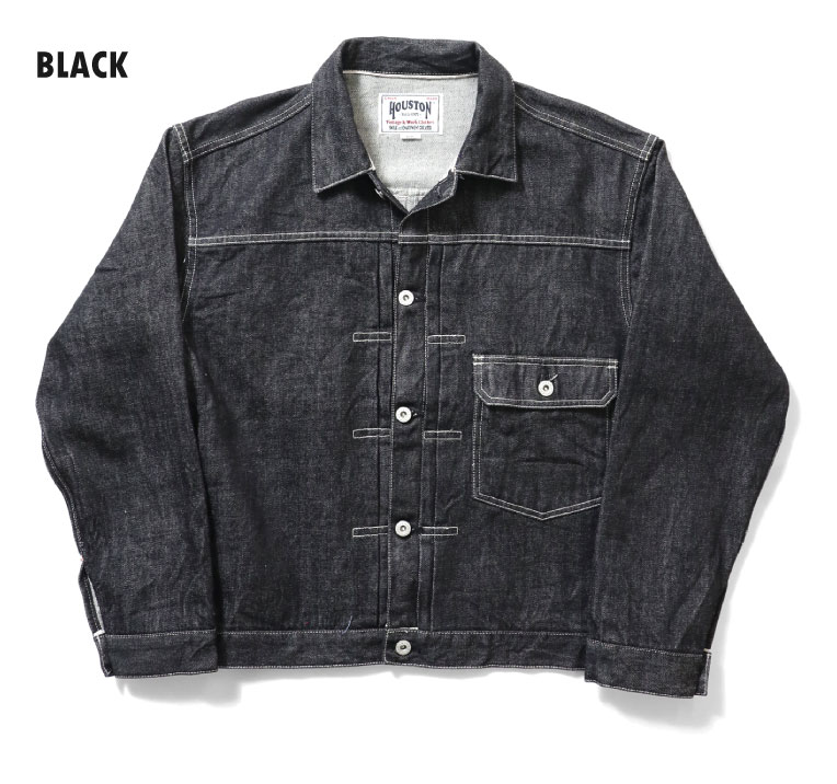 HOUSTON / ヒューストン 51195 TYPE1 DENIM JACKET T-BACK / タイプ1