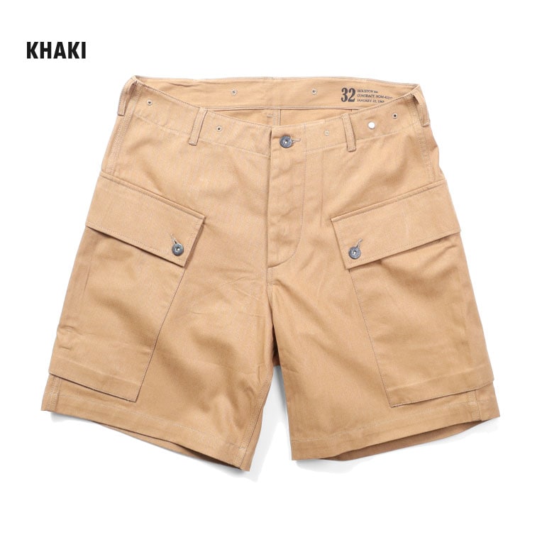 HOUSTON / ヒューストン 10036 USMC HBT MONKEY SHORTS / ヘリンボーン