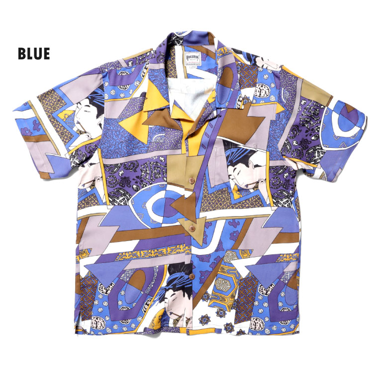 HOUSTON / ヒューストン 40979 ALOHA SHIRT (浮世絵) / アロハシャツ