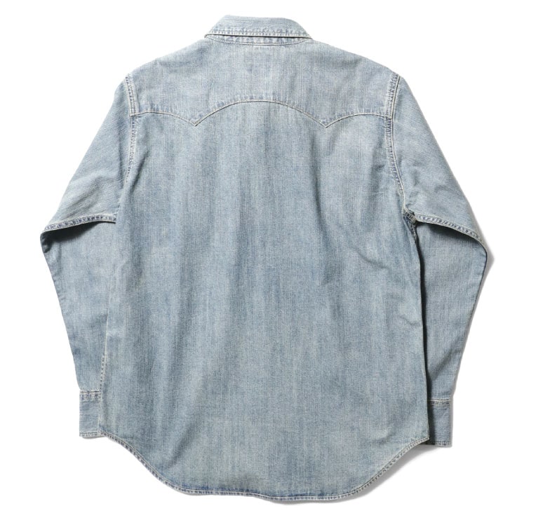 HOUSTON / ヒューストン 40986 USA COTTON WESTARN SHIRT (SHORTHORN