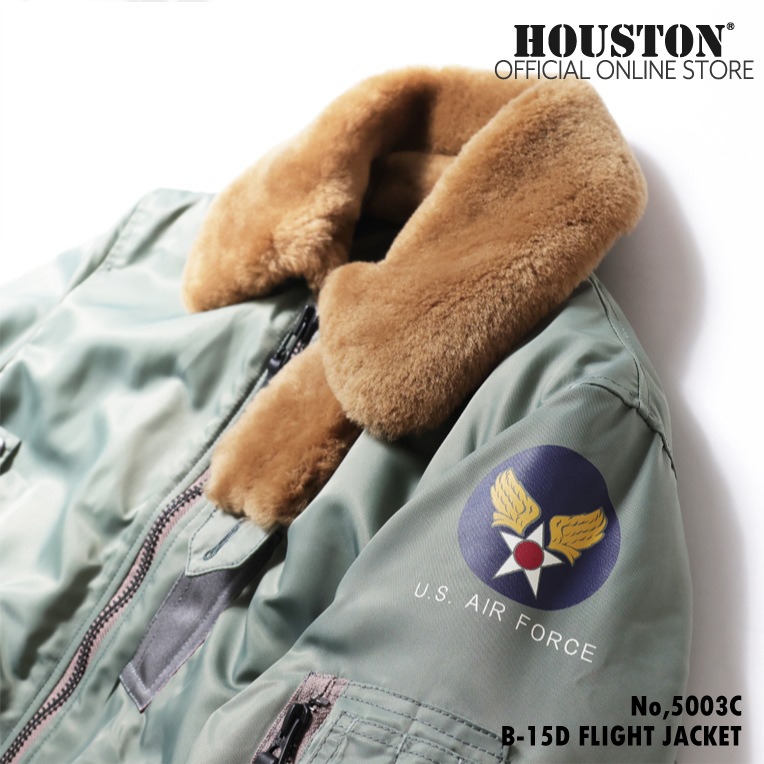HOUSTON ヒューストン フライトジャケット B-15D - フライトジャケット