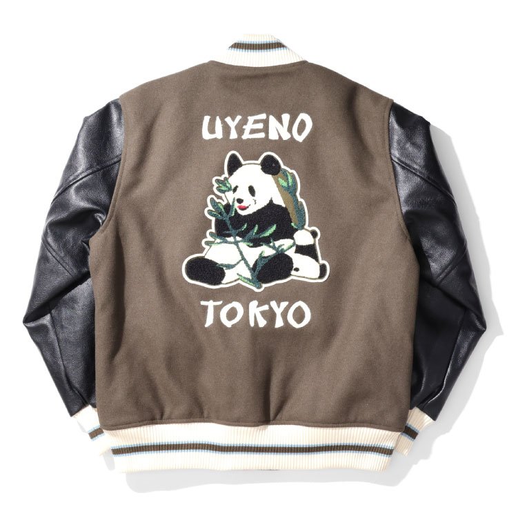 HOUSTON / ヒューストン 51283 MELTON AWARD JACKET (PANDA)/ メルトンアワードジャケット パンダ-全3色-  | ブランド別カテゴリー,HOUSTON,2023秋冬モデル,アウター | HOUSTON