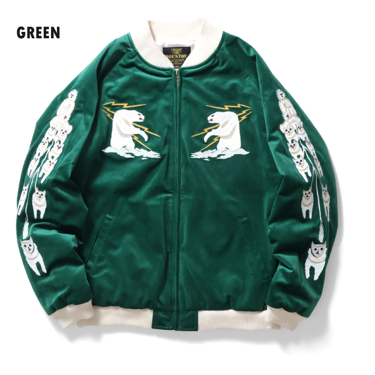 HOUSTON / ヒューストン 51284 VELVETTEN SOUVENIR JACKET (ALASKA 