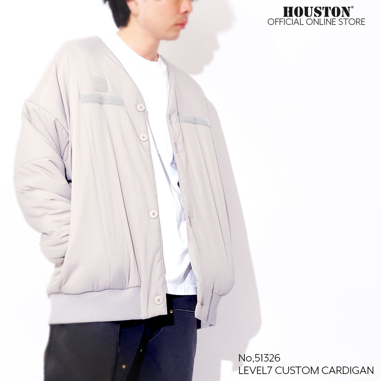 HOUSTON / ヒューストン 51326 LEVEL7 CUSTOM CARDIGAN / レベル7 