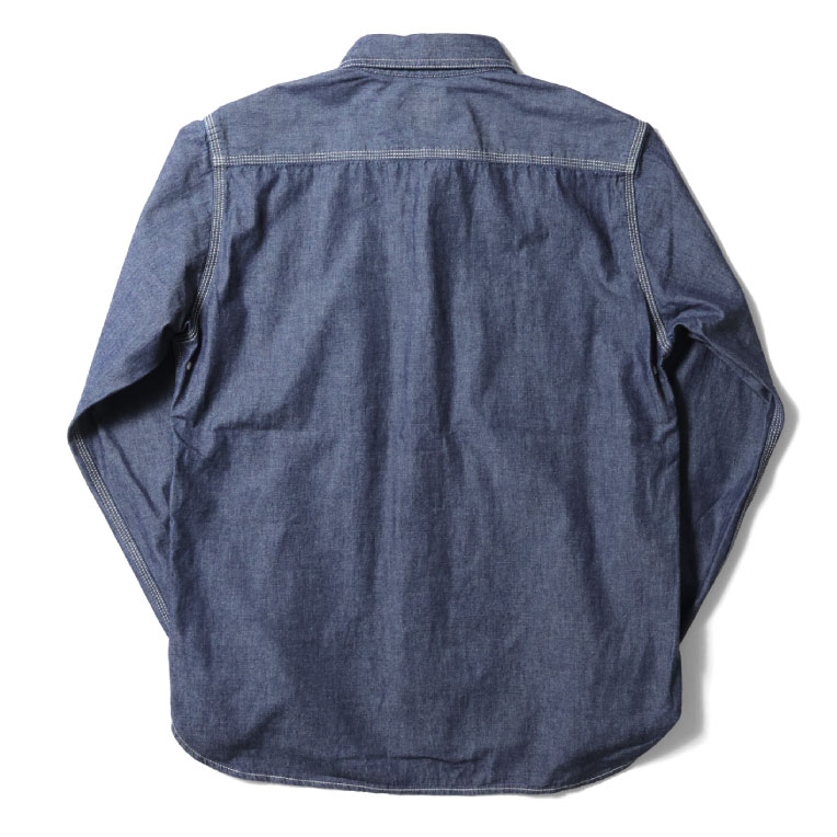 HOUSTON / ヒューストン 40697 USA COTTON CHAMBRAY WORK SHIRT 