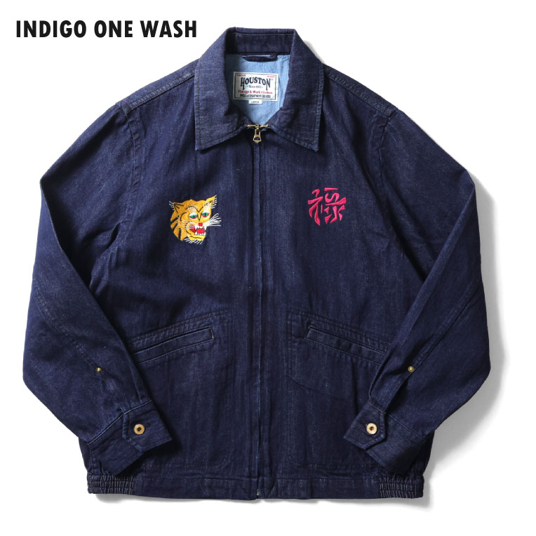 HOUSTON / ヒューストン 51354 DENIM VIETNAM JACKET (TIGER) / デニム ...