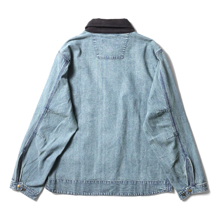 HOUSTON / ヒューストン 51485 DENIM ZIP WORK JACKET / デニム