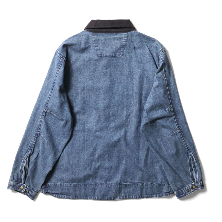 HOUSTON / ヒューストン 51485 DENIM ZIP WORK JACKET / デニムジップ