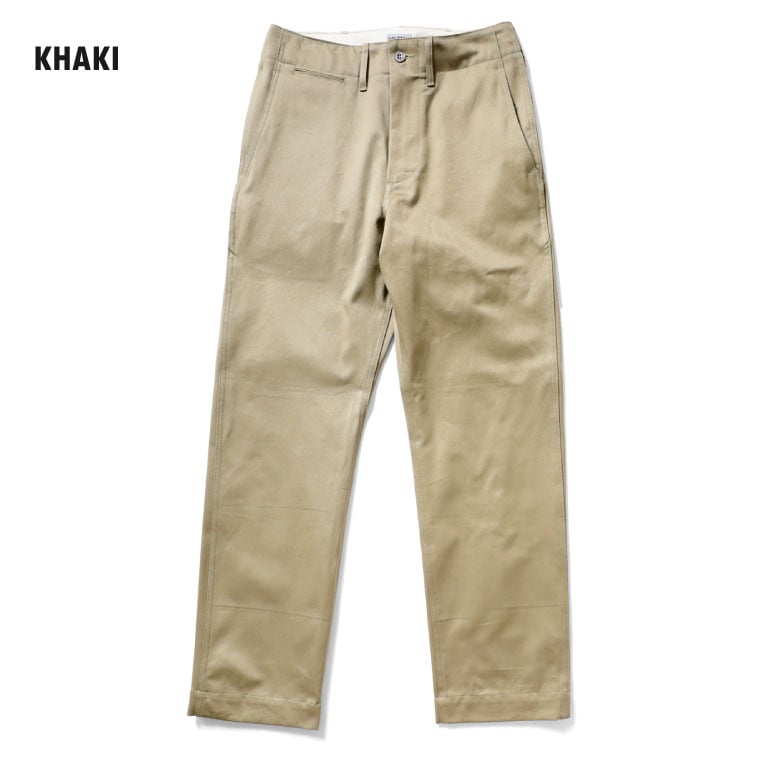 L2 ヒューストン　HOUSTON　42　日本製試着のみ OFFICIAL限定】HOUSTON / ヒューストン 10052 MILITARY CHINO PANTS