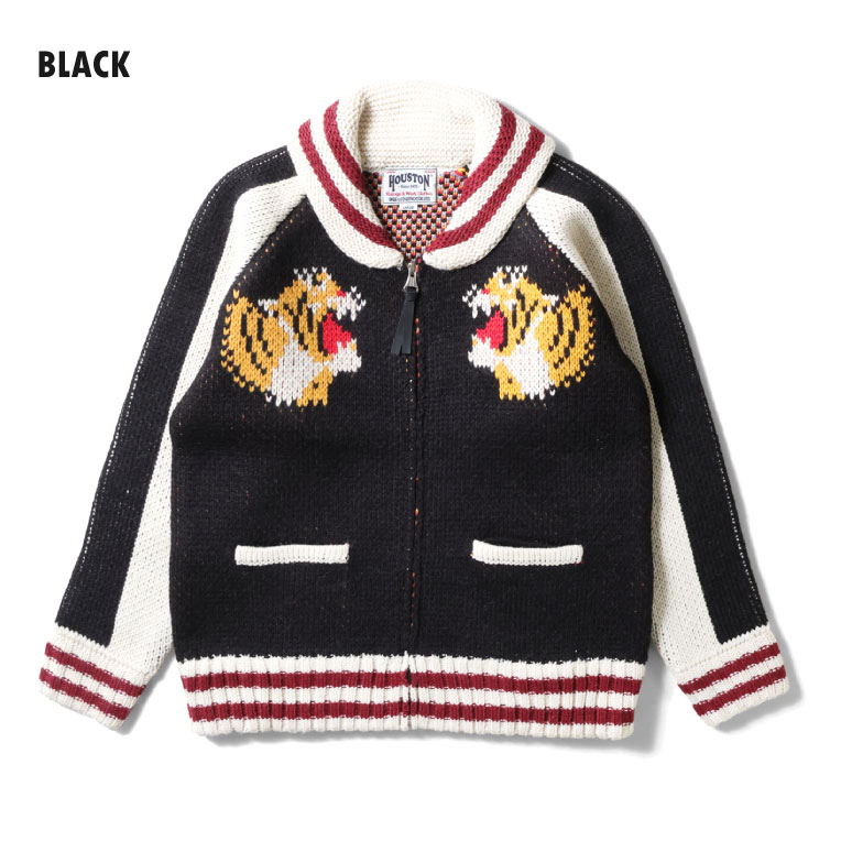HOUSTON / ヒューストン 22315 COWICHAN SWEATER (TIGER)/ カウチン