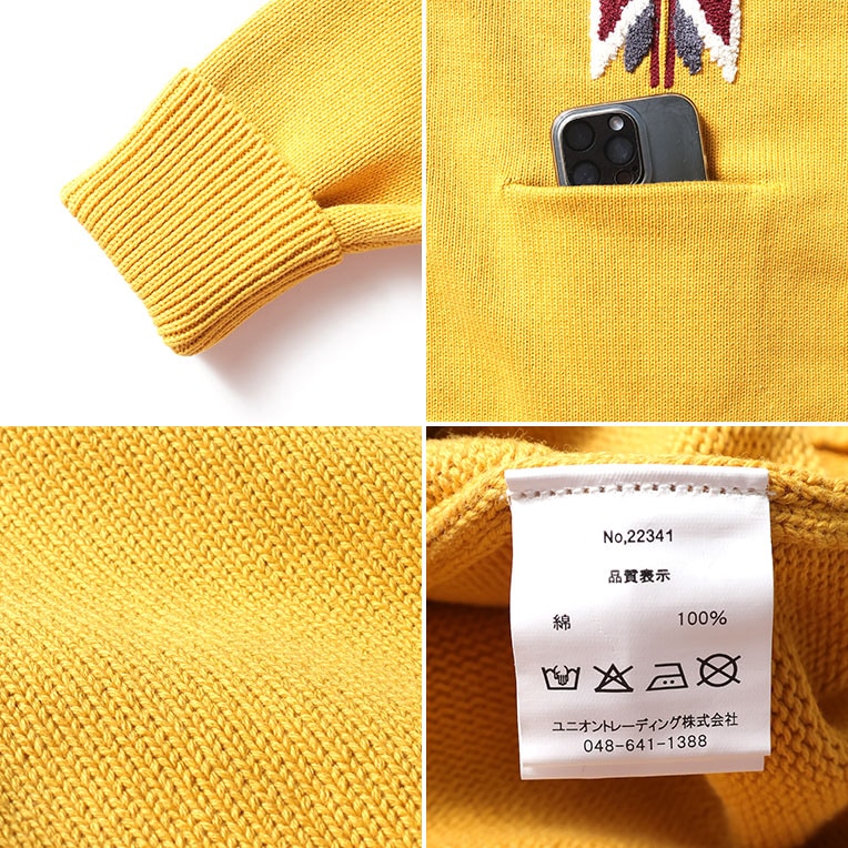 HOUSTON / ヒューストン 22341 KNIT CARDIGAN (CHIMAYO