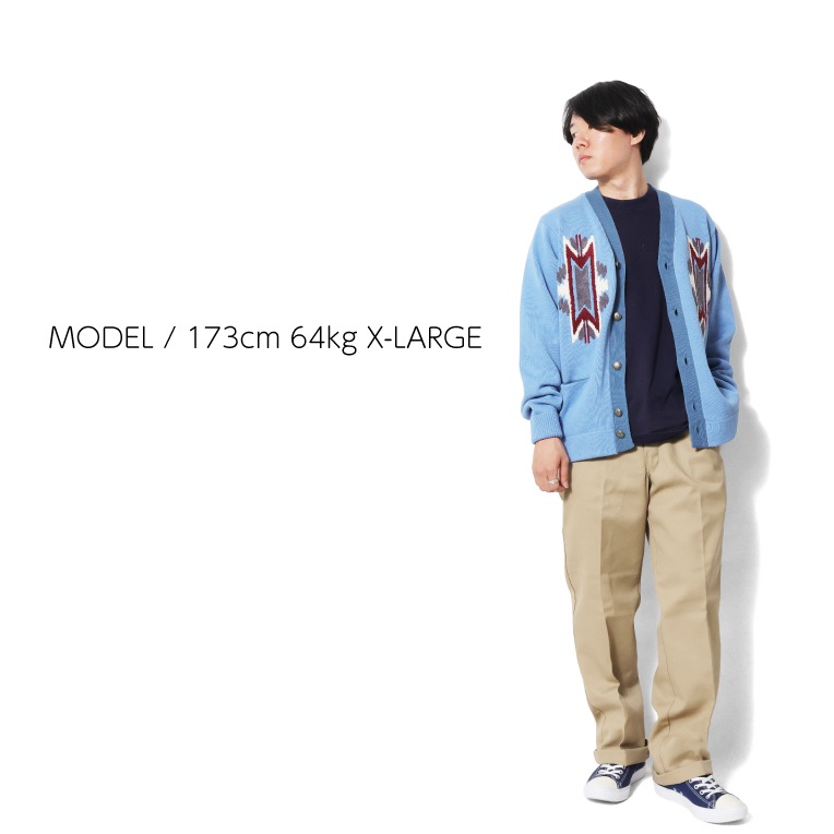 HOUSTON / ヒューストン 22341 KNIT CARDIGAN (CHIMAYO) / ニット