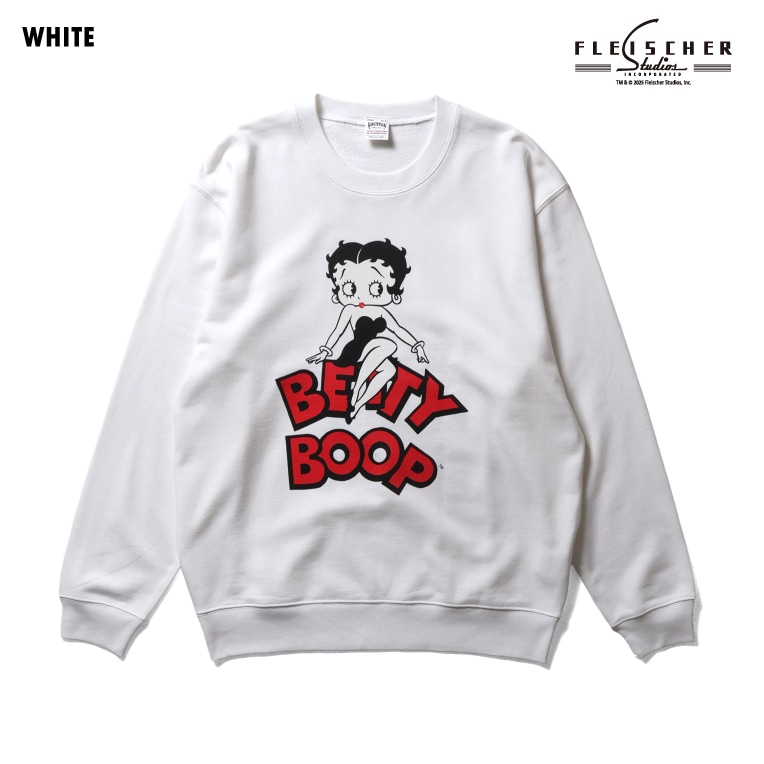 HOUSTON / ヒューストン 22359 【HOUSTON】 BETTY BOOP C/N SWEAT