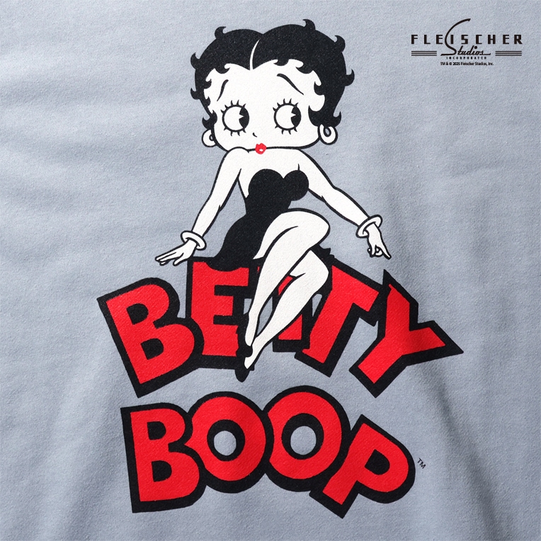 HOUSTON / ヒューストン 22359 【HOUSTON】 BETTY BOOP C/N SWEAT