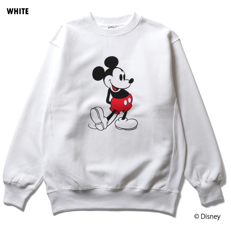 HOUSTON / ヒューストン 22365 【HOUSTON】 MICKEY MOUSE C/N SWEAT
