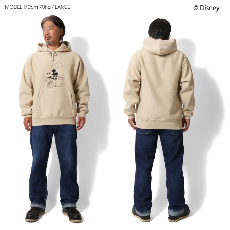 HOUSTON / ヒューストン 22366 【HOUSTON】 MICKEY MOUSE P/O PARKA