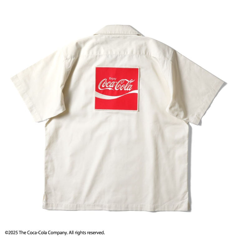 HOUSTON / ヒューストン 41192 COCA-COLA PATCH TC WORK SHIRT