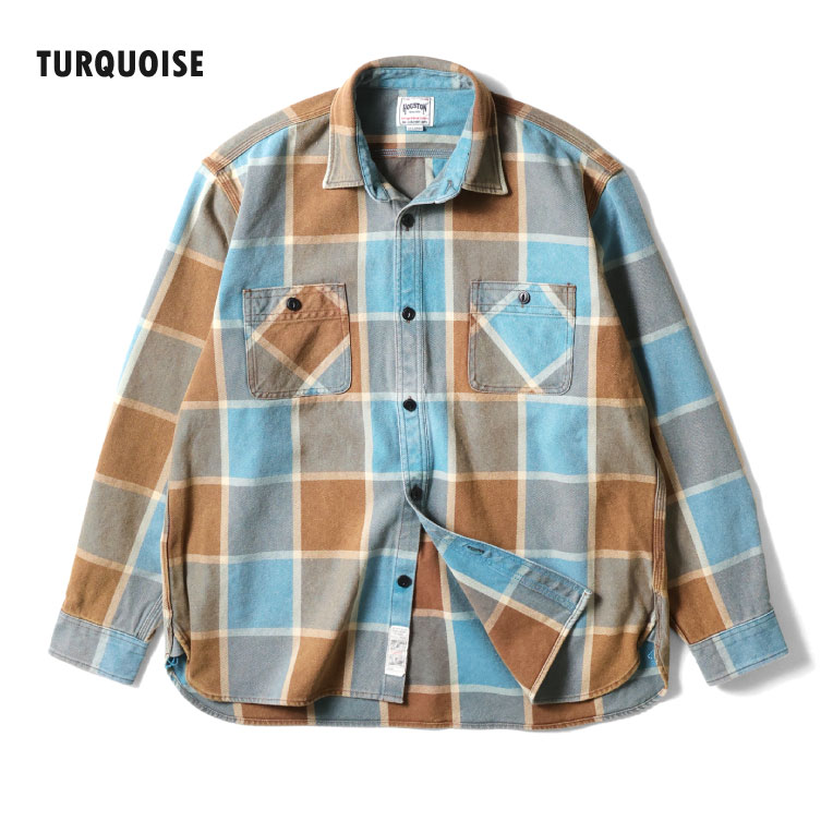HOUSTON / ヒューストン 41253VW VINTAGE CHECK VIYELLA SHIRT