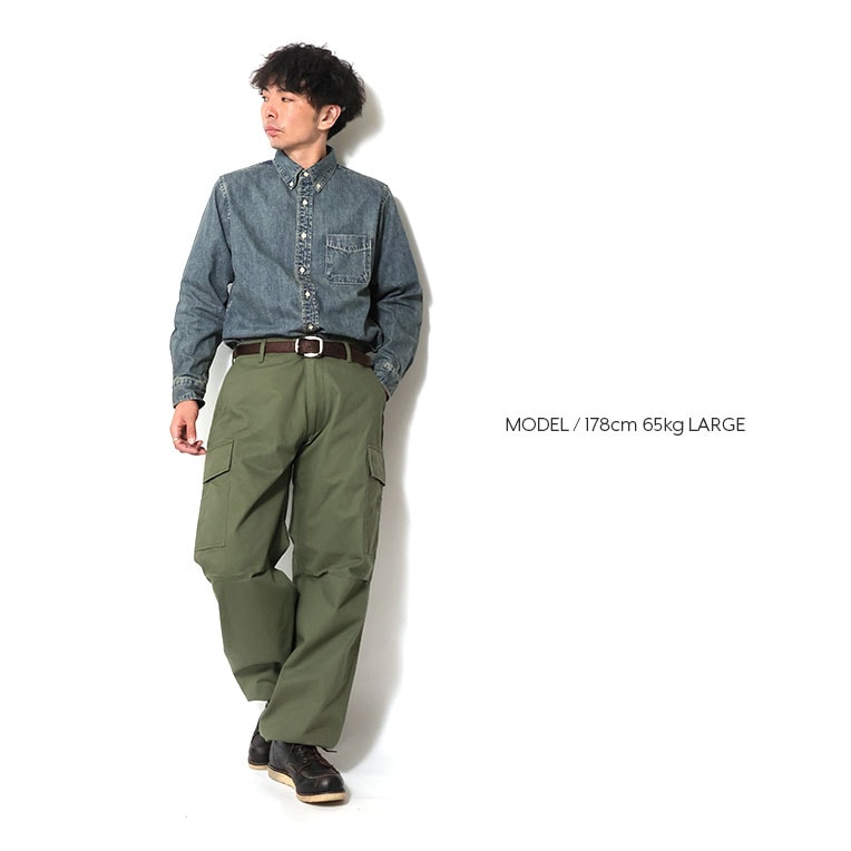 HOUSTON / ヒューストン 41256 DENIM BD SHIRT / デニムボタンダウン