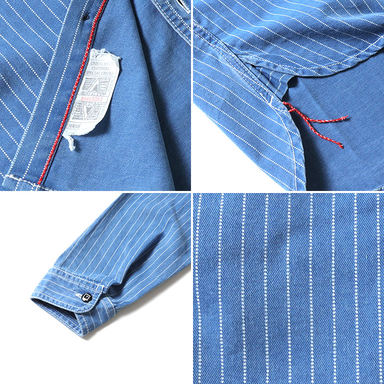 ヒューストン 50435 INDIGO WABASH COVERALL 40 ヒューストン 50435