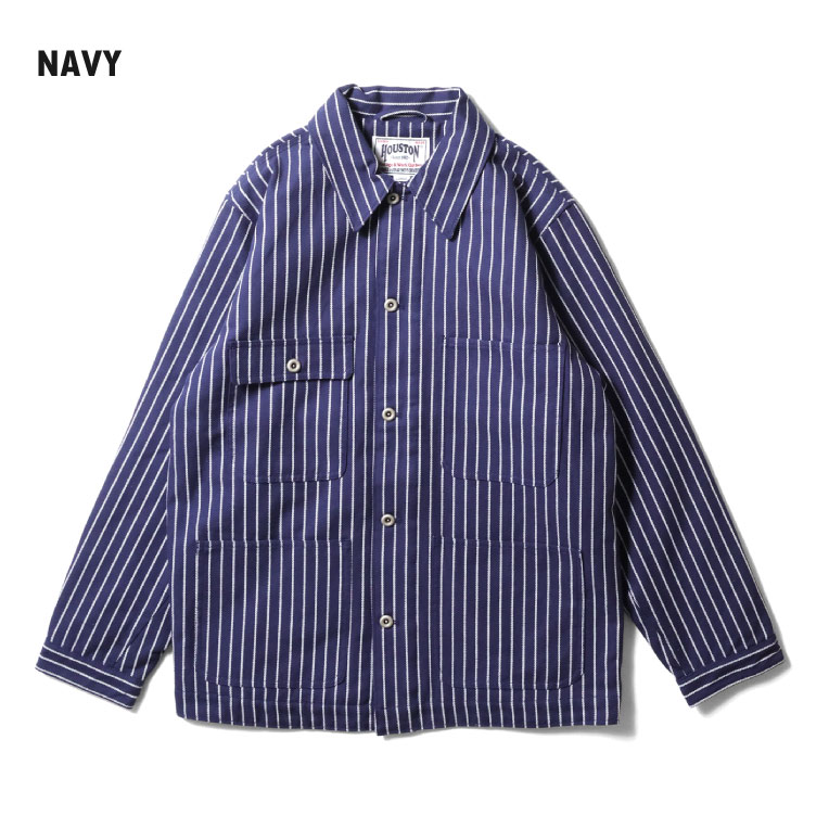 HOUSTON / ヒューストン 51500 STRIPE VIYELLA COVERALL