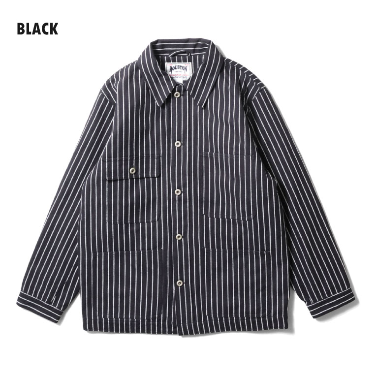 HOUSTON / ヒューストン 51500 STRIPE VIYELLA COVERALL