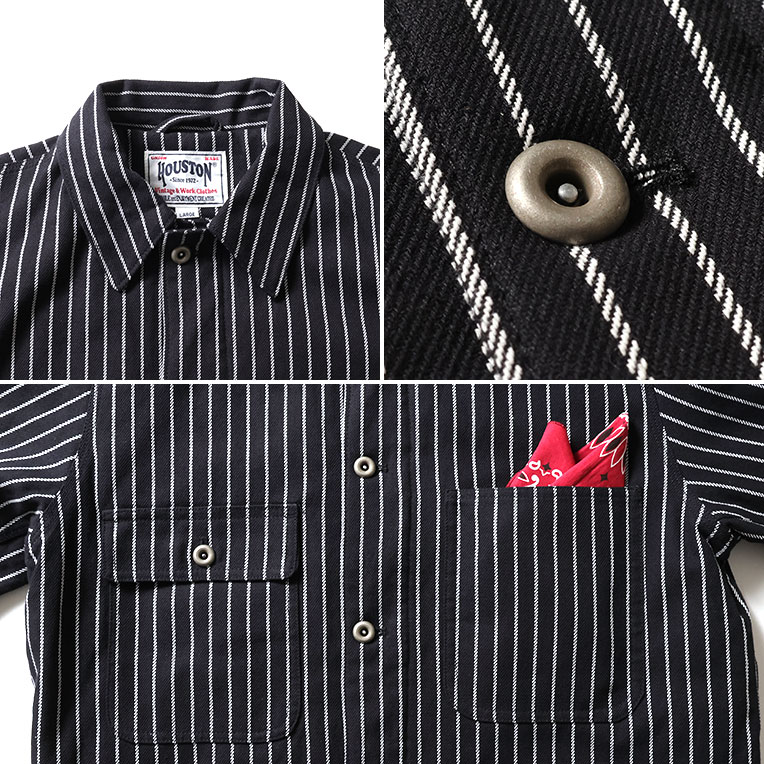 Houston ストライプカバーオール Lサイズ 51500_07.jpg