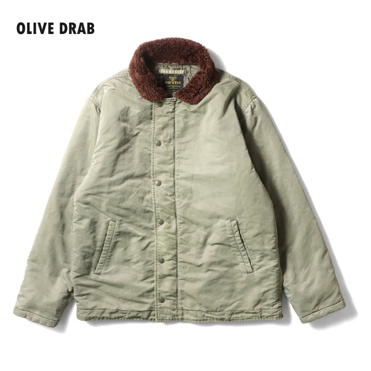 HOUSTON / ヒューストン 51506 PIGMENT DYE N-1 DECK JACKET