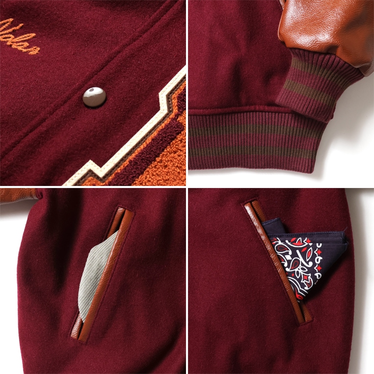 HOUSTON / ヒューストン 51517 MELTON AWARD JACKET (VALLEY