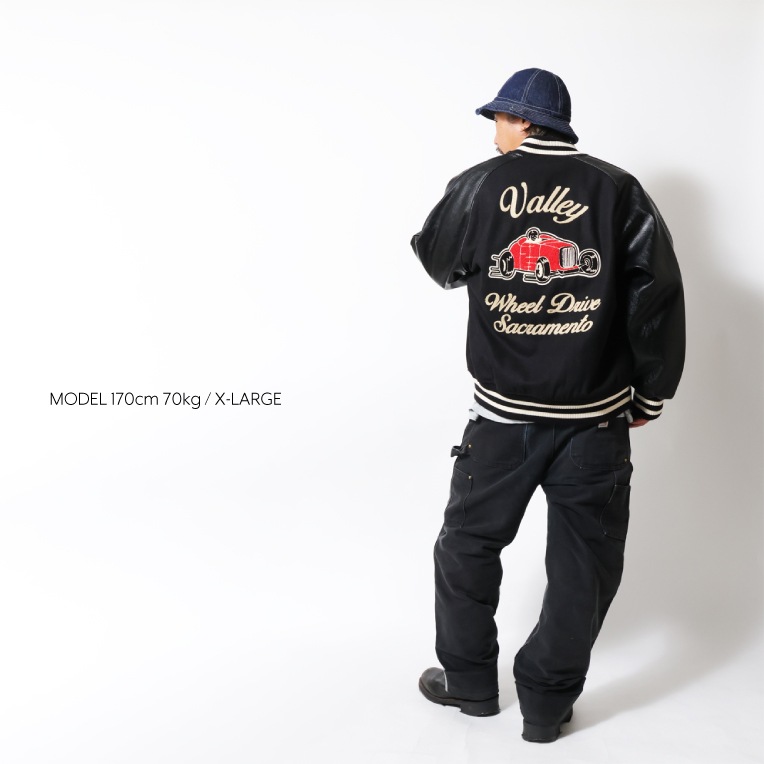 HOUSTON / ヒューストン 51517 MELTON AWARD JACKET (VALLEY