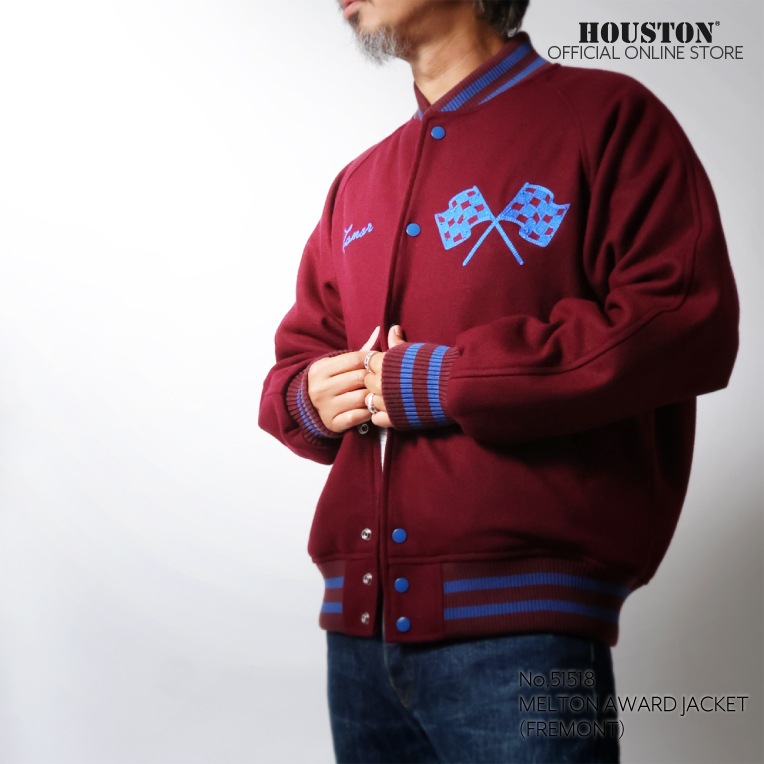HOUSTON / ヒューストン 51518 MELTON AWARD JACKET (FREMONT