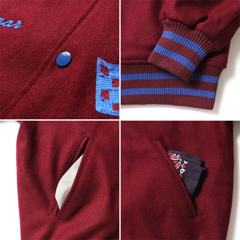 HOUSTON / ヒューストン 51518 MELTON AWARD JACKET (FREMONT