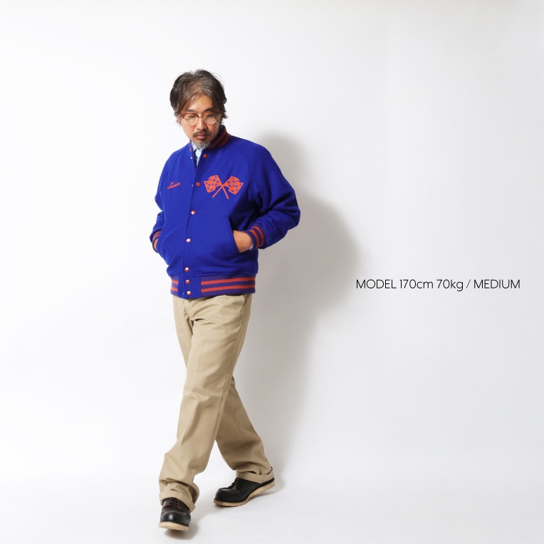 HOUSTON / ヒューストン 51518 MELTON AWARD JACKET (FREMONT