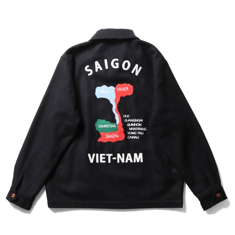 HOUSTON / ヒューストン 51520 MELTON VIETNAM JACKET (MAP