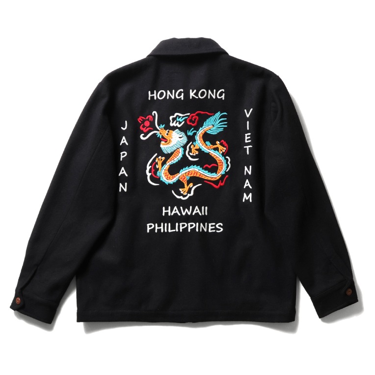 HOUSTON / ヒューストン 51549 MELTON TOUR JACKET (DRAGON