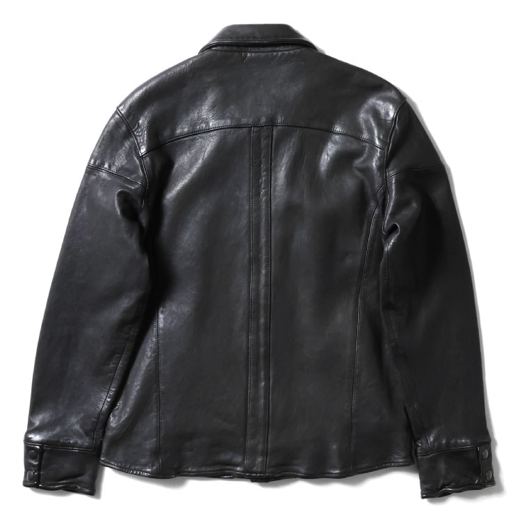 HOUSTON / ヒューストン 8223 LEATHER WESTERN SHIRT JACKET / レザー